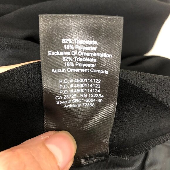 Aritzia BABATON Conan Black White Stitch Stripe‎ Slim Cropped Trousers Sz 6 - Picture 13 of 13